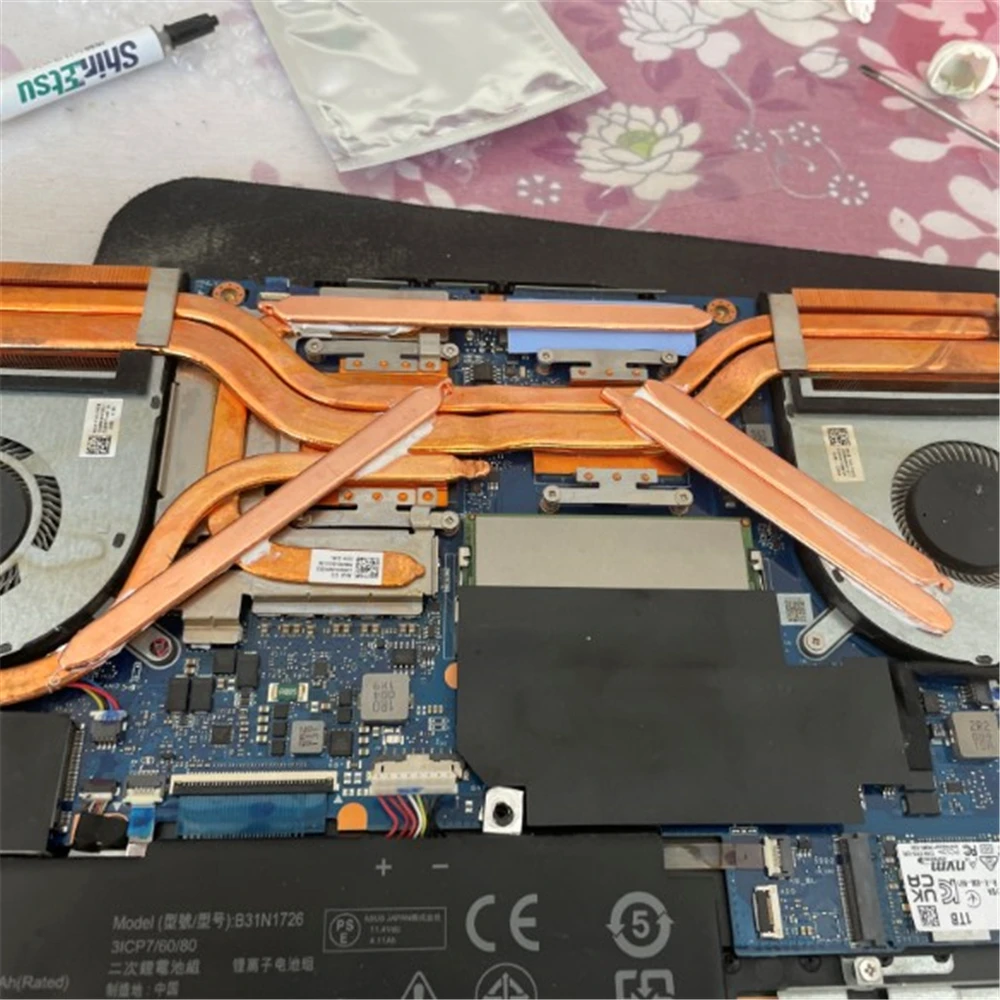 1pc 60mm-300mm Pure Copper CPU GPU RAM Heatpipe Tube Laptop Radiator Cooler Flat Heat Pipes Heatsink Notebook Computer Drop Ship