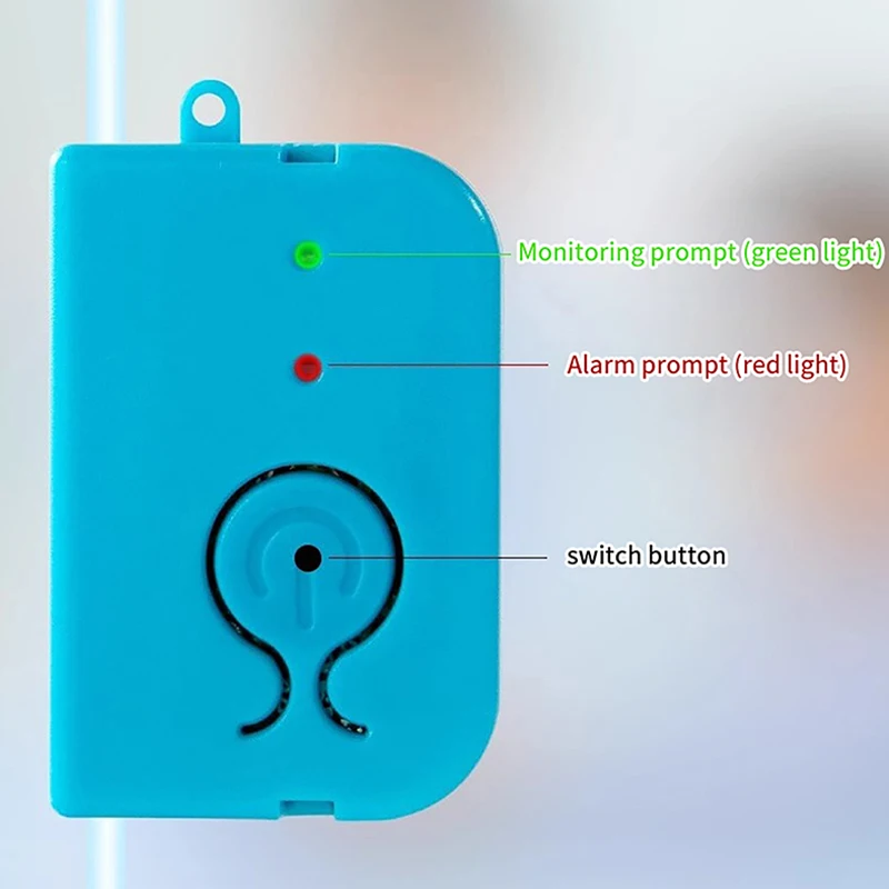 Infusão Fluid Reminder Sensor, alarme sonoro automático, alimentado por carga, Security Care Device, gotejamento-alimentação automática, 1pc