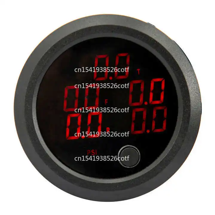 Pneumatic Shock Absorber Digital Display, Five Display Pressure Gauge, 220psi1/8npt Sensor