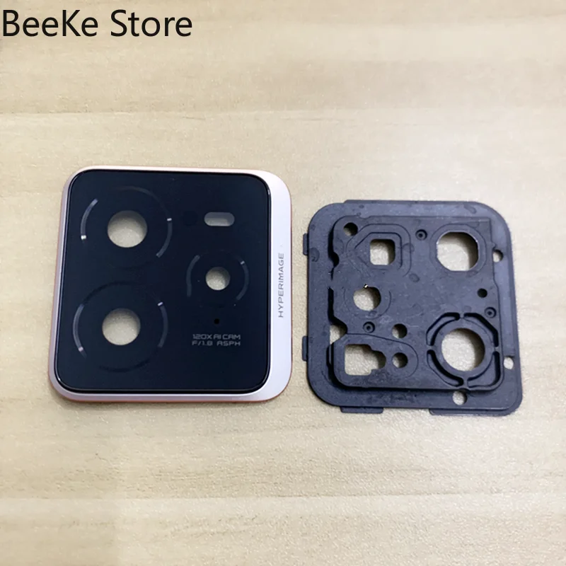 1Set Rear Lens Glass + Frame Bezel Holder For Realme GT7 Pro，GT 7 Pro Racing Edition，GT7 5G Back Camera Glass Lens Replace