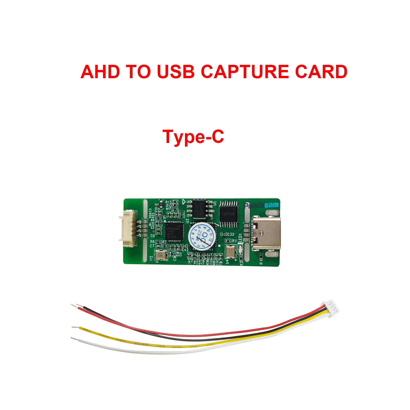 Ahd Naar Usb Capture Analoog Signaal Naar Digitale Usb Camera Module Ahd Naar Type-C Module Ahd 720P/1080P Voor Android Gratis Plug And Play