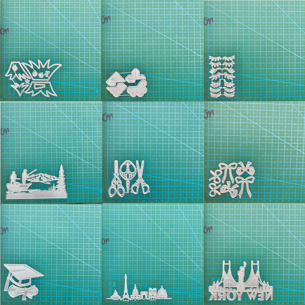 Metall-Stanzformen, unregelmäßige Figur, Schablonen für DIY, Scrapbooking, dekorative Prägung, Handwerksvorlage