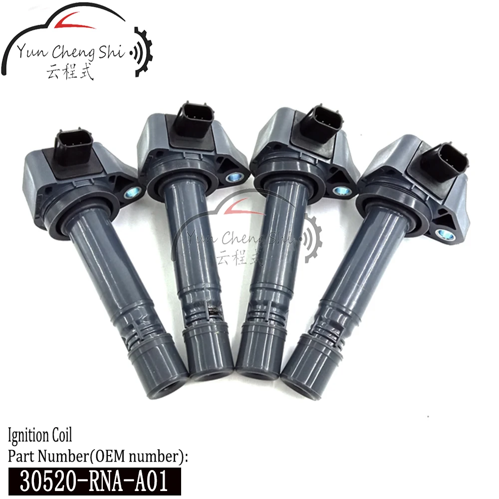 

4PCS New Ignition Coil 30520-RNA-A01 For Honda Civic 2006-2011 1.8L C1580 UF582 UF-582 30520RNAA01