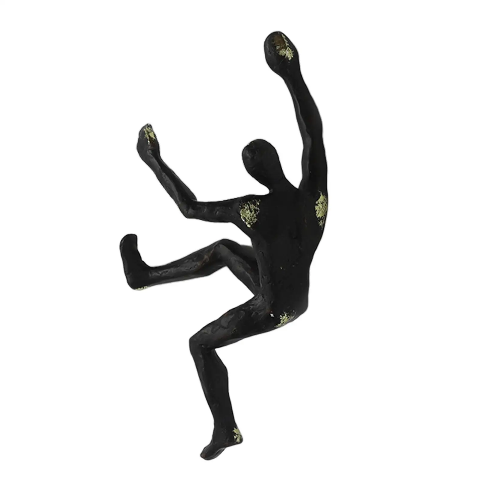 Industrial Style Retro Resin Climbing Man Wall Sculpture Creative Hanging Figurine indoor e outdoor