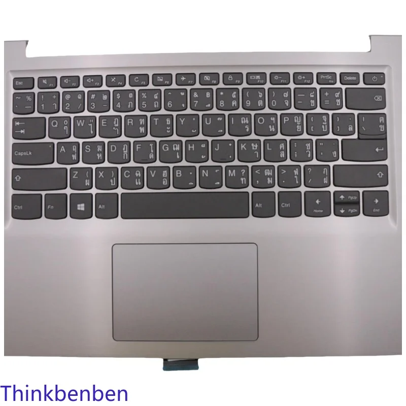 

TH Thai Keyboard Grey Upper Case Palmrest Shell Cover For Lenovo S145 14 IWL 14AST 14API 14IGM 14IKB 14IIL 5CB0S17121