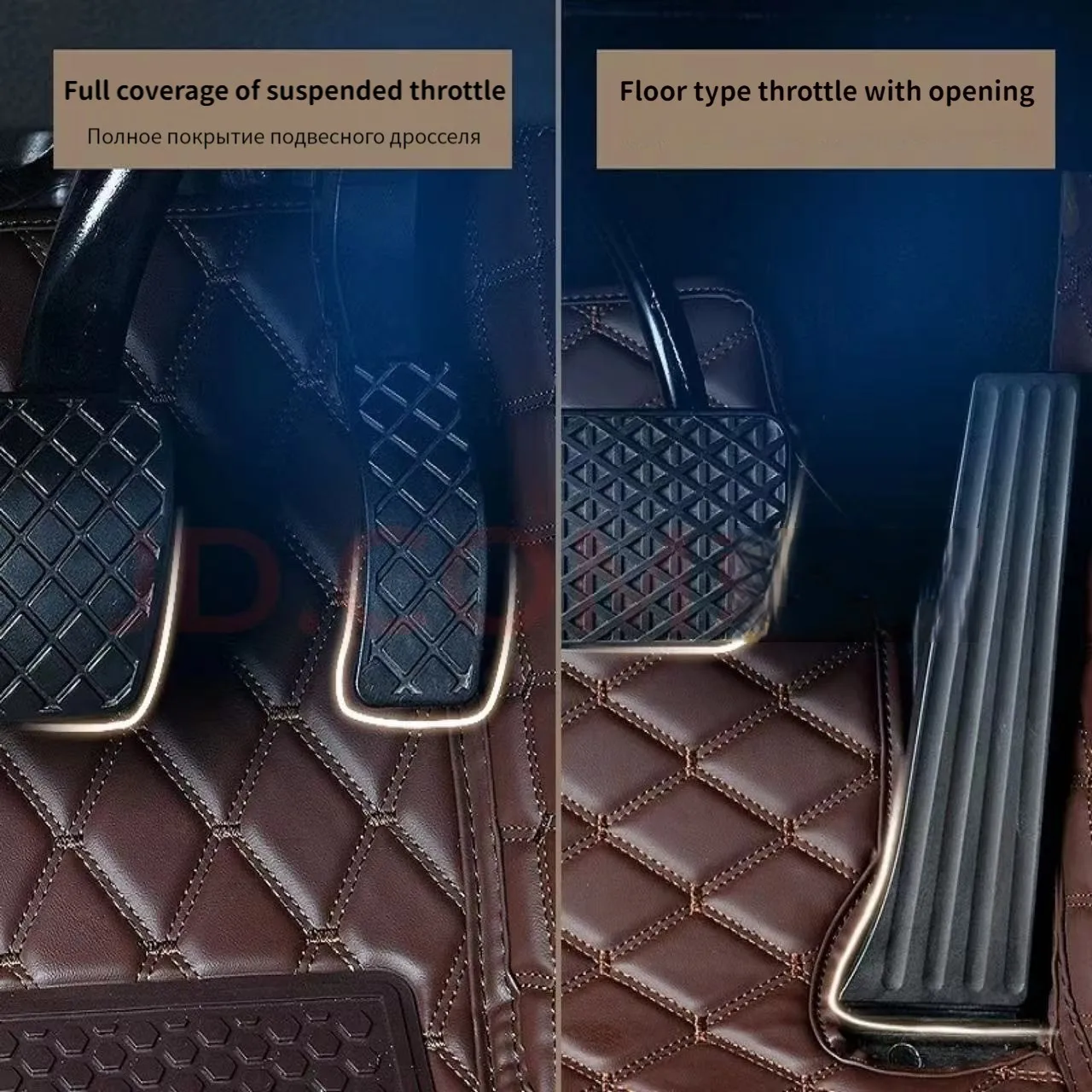 5D Custom Leather Car Mat For Renault All Models Captur Logan Kadjar Trafic Scenic Armrest Megane Auto Accessories CarpetCover