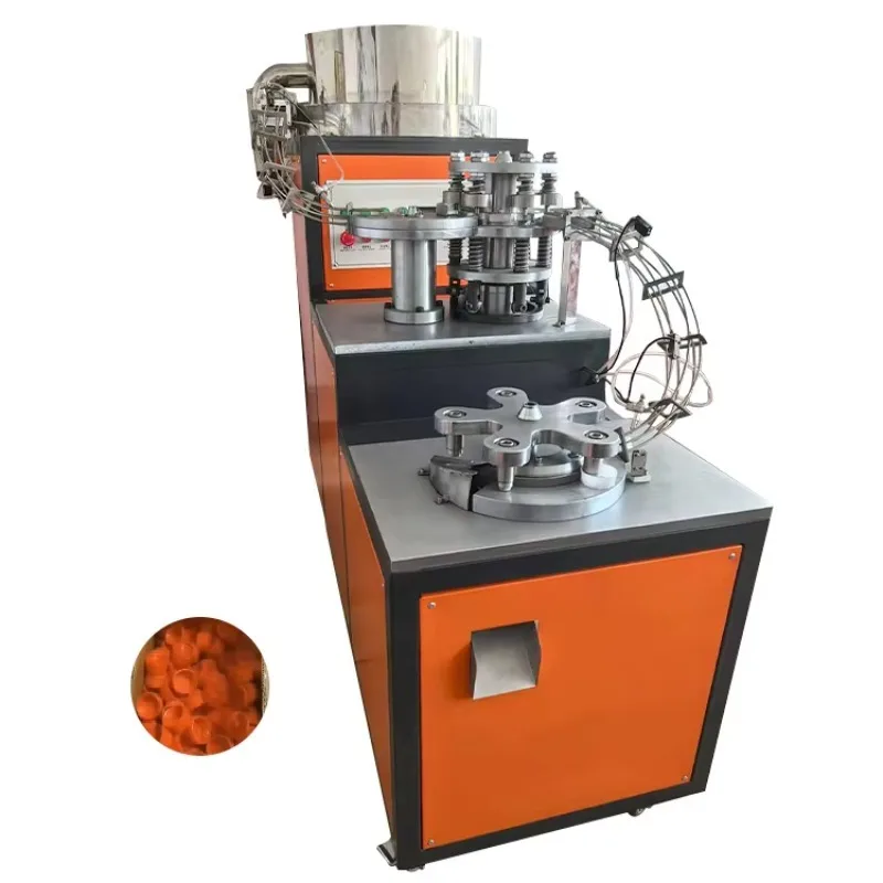 Automatic Combined Plastic Caps Folding and Slitting Machine for Sale