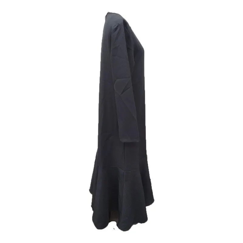 Vêtements modestes pour femmes Khimar et Jilbab Butik robes Mujer longue boutonnée devant robe Maxi à manches longues robe musulmane Abaya