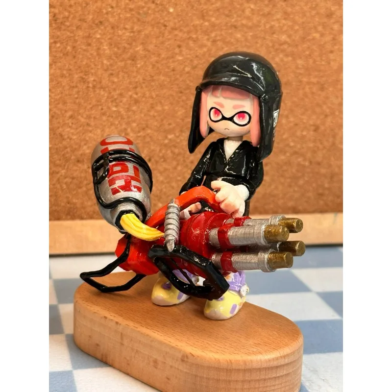 

Hand Action Figure Jet Fighter スプラトゥーン Splatoon3 Spray Paint Gunner Model Decoration Peripheral Gift