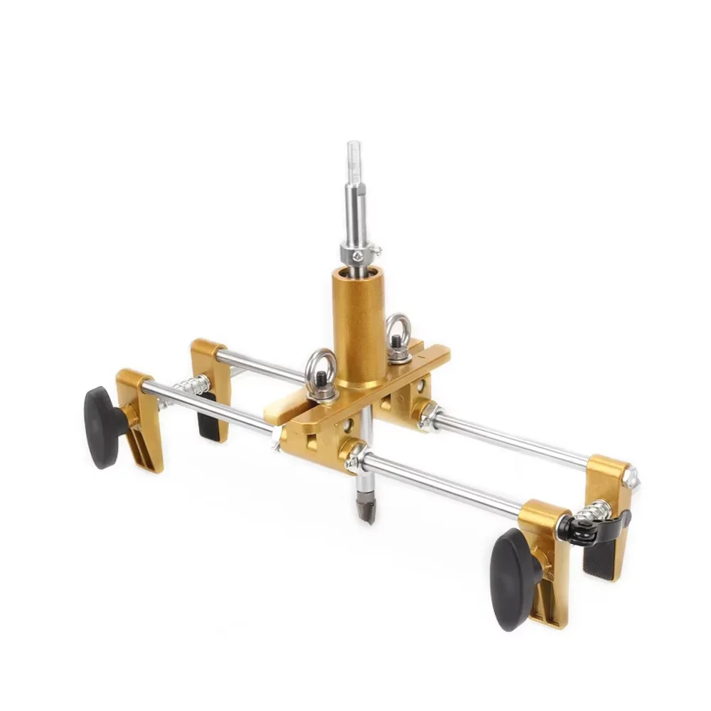 다기능 목재 문짝 구멍 오프너 슬로팅 머신, 목재 문짝 잠금 장붓 구멍 템플릿 고정장치 도구 키트18/22/24MM 나무문 개공기 슬롯 머신 다기능 목공 목문 잠금 장부 템플릿 고정장치 키트 자물쇠를 설치하는 빠른 도구