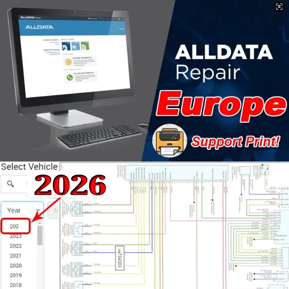 

2025 Alldata Repair Software Full Version Hay nes Pro carAuto Parts-link24 Workshop Veheicle Data Online Account