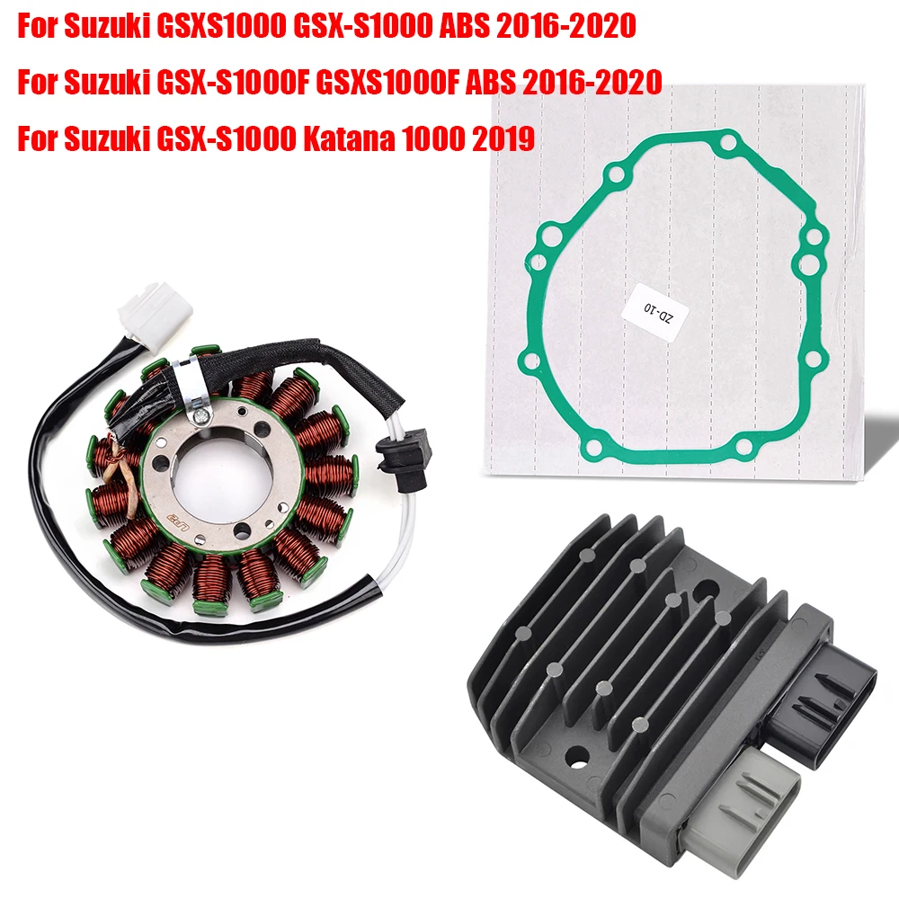GSX-S1000 Regulator Rectifier Stator Coil Gasket Kit For Suzuki GSX-S1000F GSXS1000F ABS 2016-2020 GSX-S1000 Katana 1000 2019