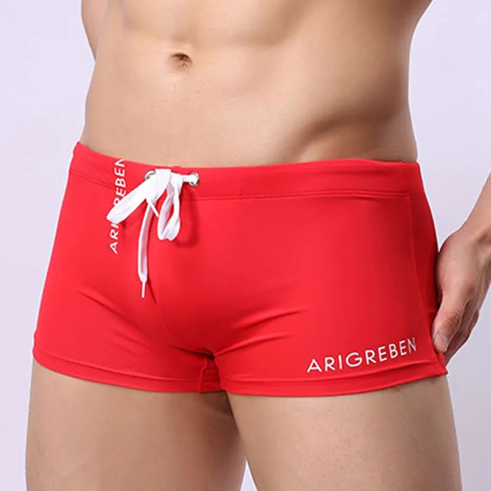 

Men Boxer Sexy Fashion Trunks Tether For Hot Spring Shorts Quick Dry Boxer Breathable Swimming Solid Shorts Male Sexy Panties