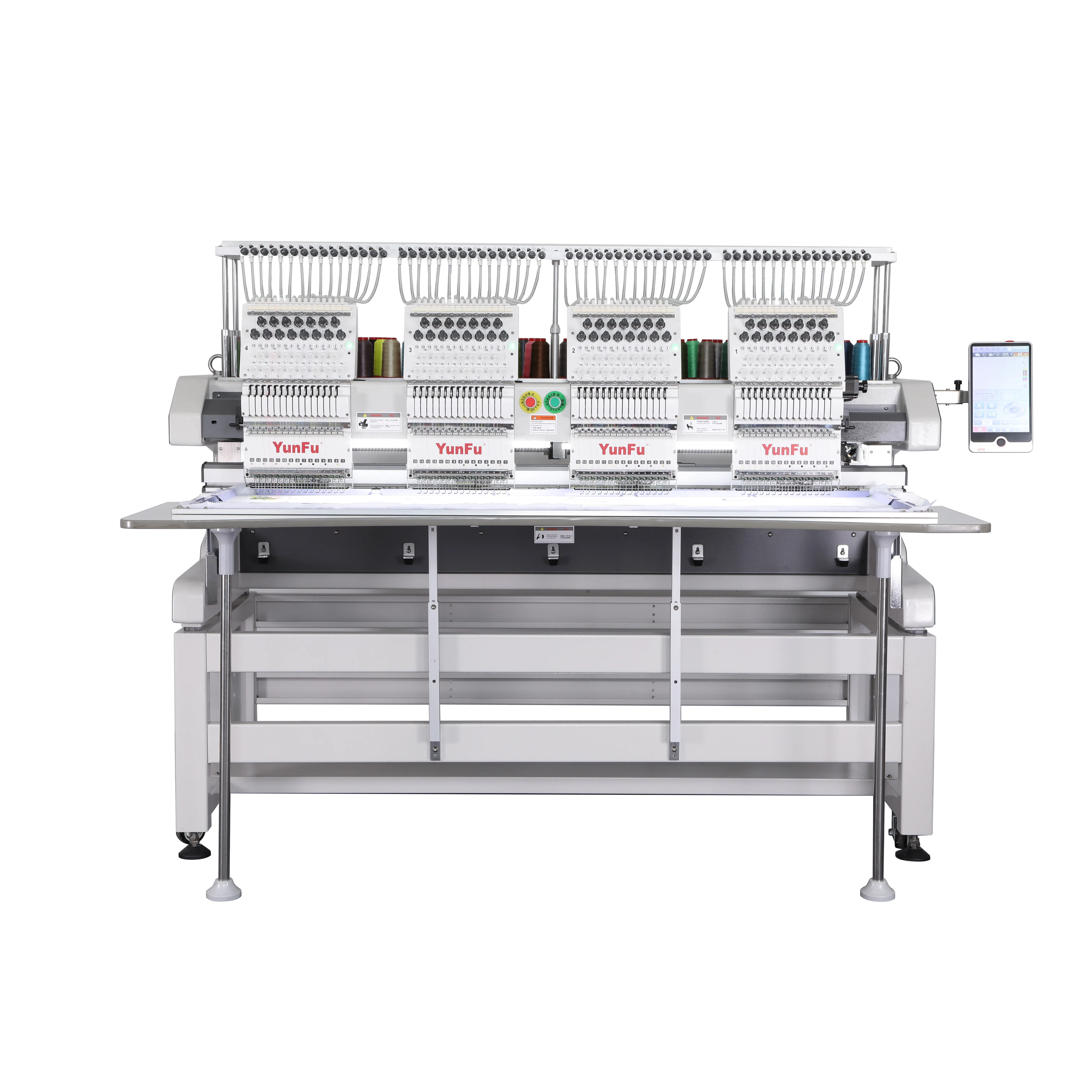 Large Format 4 Head Multi-needle Embroidery Machine for Bags Jacket Shoes Industrial Computer Embroidery