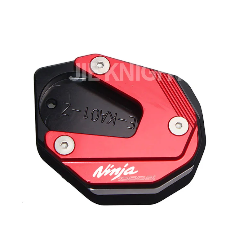 แผ่นรองขาตั้งข้างมอเตอร์ไซค์ CNC สำหรับ Kawasaki NINJA NINJA650 Ninja1000sx Ninja 650 1000sx ปี 2024