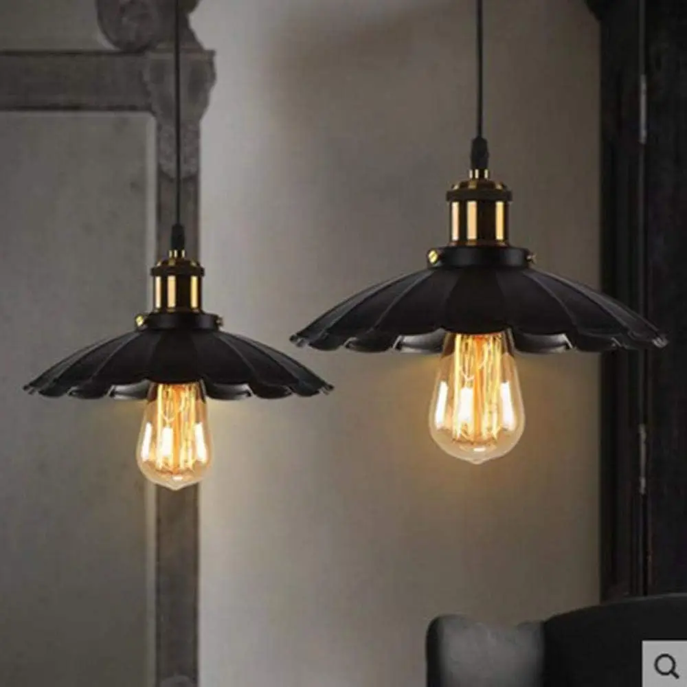

Loft Industrial Pendant Lamp American Vintage Retro Hanging Light Home Decoration Lighting Fixture for Bedroom Living Room E27