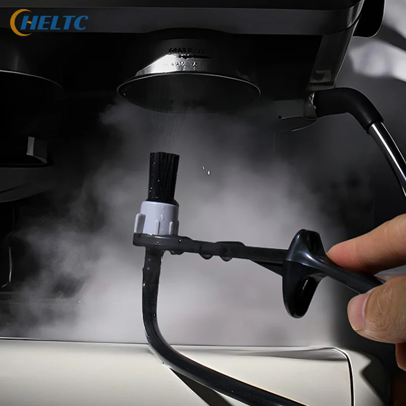 Coffee Steam Cleaning Brush Adjustable Espresso Machine Brewing Head Long Handle Cleaning Brush Cleaning Tool Barista Equipment