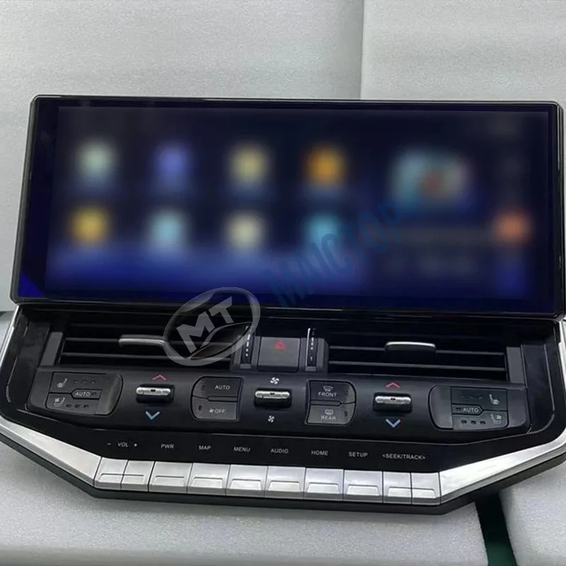 Car Interior Touch Screen GPS Navigation Radio Carplay DVD Player For Land Cruiser LC200 2008-2021 Upgr