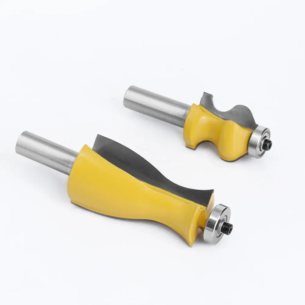 2 PC/Set 12mm 1/2" Shank Legs Foot Mold Router Bits Set Jewelry Box Side Milling Cutters Woodworking Cutter Tenon Milling Cutter