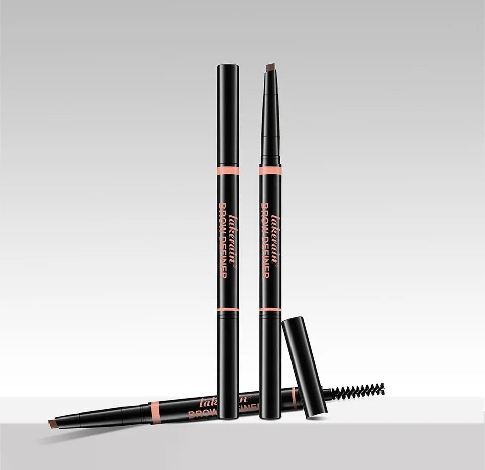 Eyebrow Pencil Waterproof Brown Long-lasting Thick Eyebrow Liner Pencil Quick Drying Eyeliner Easy to Wear Natural Eye Makeup