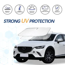 Windshield Sun Shade For Mazda CX3 CX-3 Sunshade Sun Visor Protector Foldable Blocks UV Rays Keep Your Car Cooler