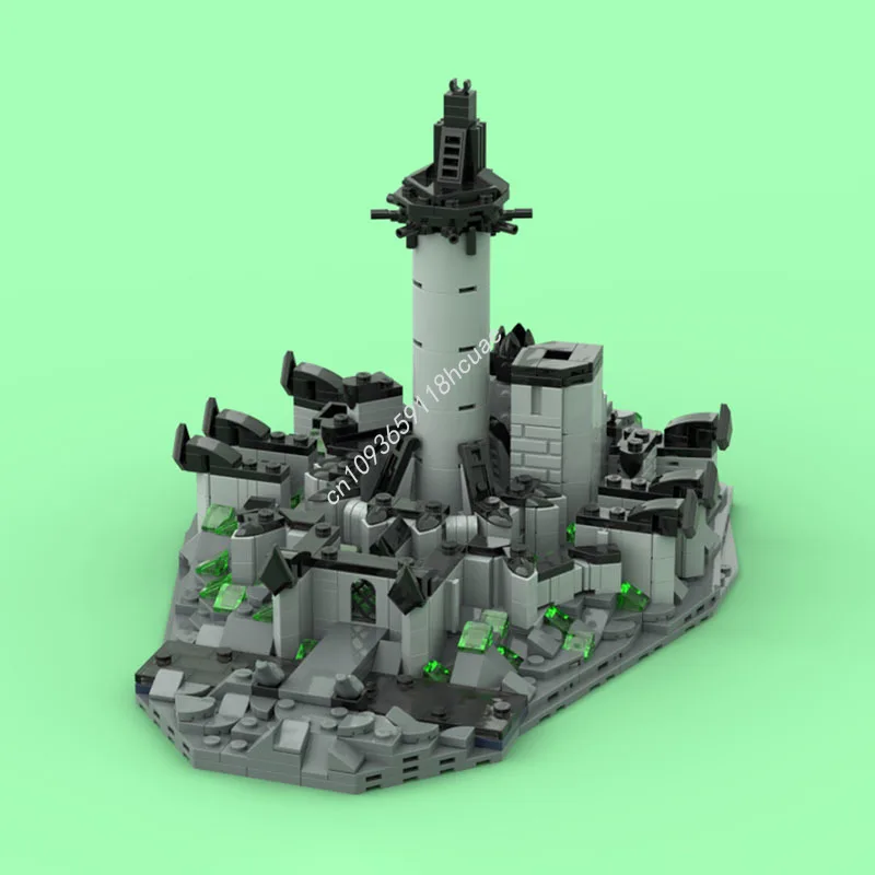 814 قطعة MOC Minas Morgul اللبنات اللورد حل المشكلة لعبة عيد الميلاد هدية الإبداع المراهق الكبار جامع
