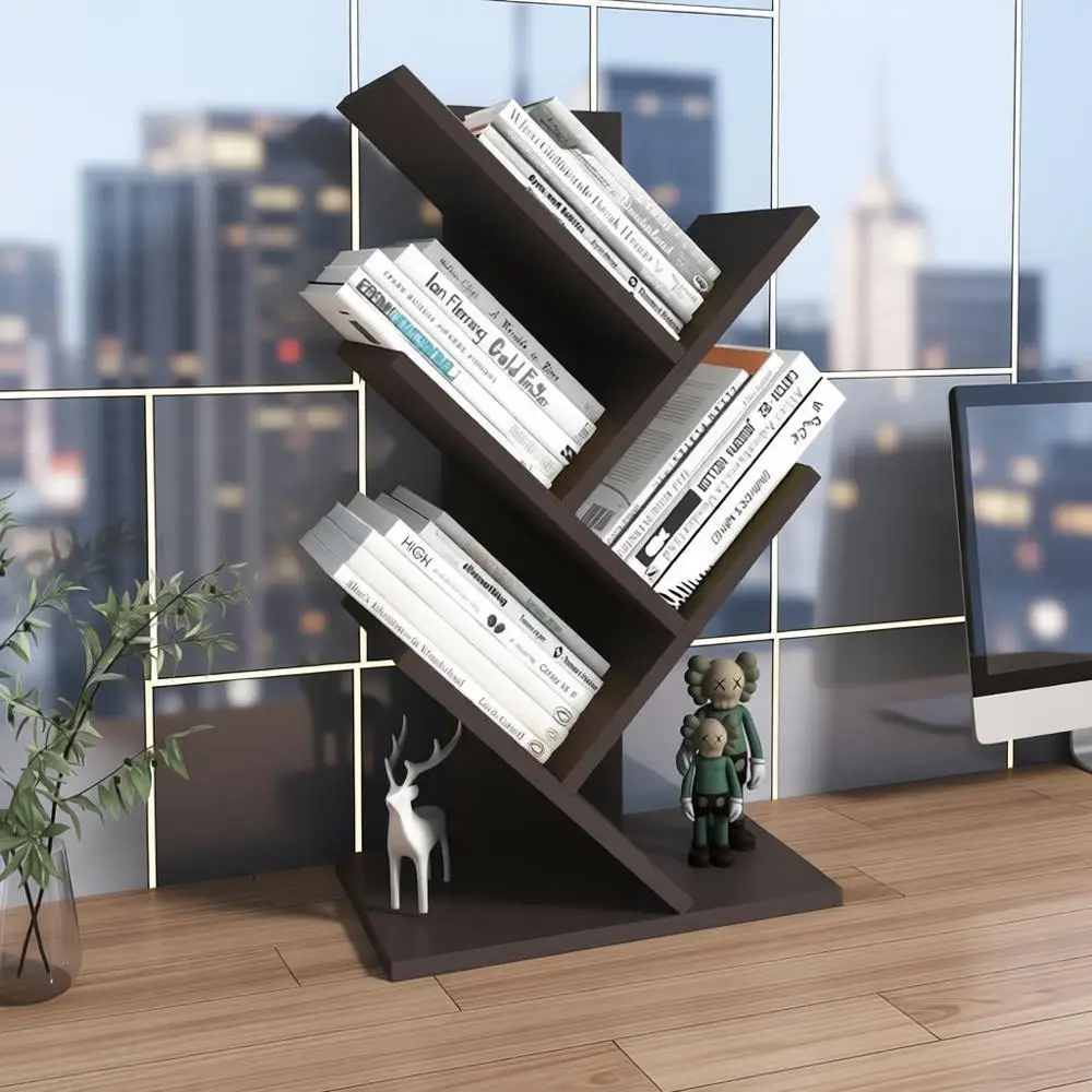 5-Tier Wooden Books… - image