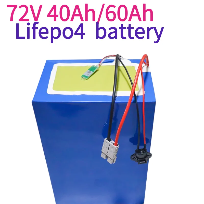 

BMS перезаряжаемая литиевая батарея Lifepo4 72V40Ah 50Ah 60Ah для двухколесного электрического мотоцикла 1KW 2KW 3KW трехколесного велосипеда