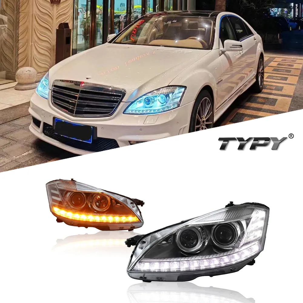 

TYPY Car HeadLamp Accessories For Benz S-Class W221 2006-2009 Upgrade to NEW Benz Dynamic Turn Signal Lamp Car HeadLamp Assembly