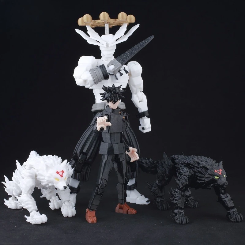 16-20 cm 3D Baustein Anime Fünf Statue Action Figur Modell Kit Sammeln Desktop Ornament Dekoration Geschenk für Kinder jungen