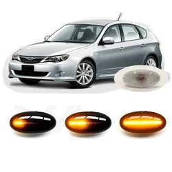 for Subaru Impreza GE GH 2008 2009 2010 2011 Sequential LED Side Marker Turn Light Signal Lamp Accessories