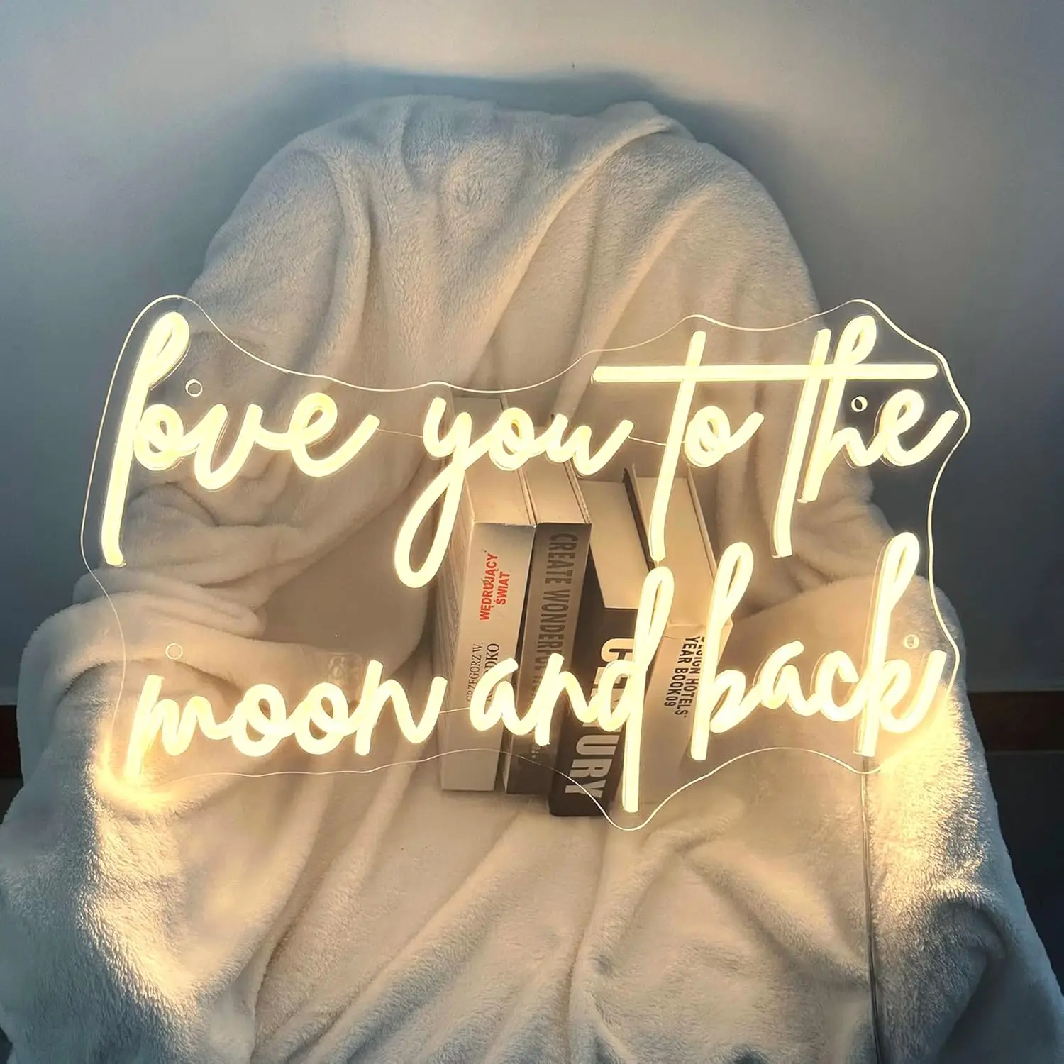 

Светодиодная неоновая вывеска Love You To the Moon and Back, USB