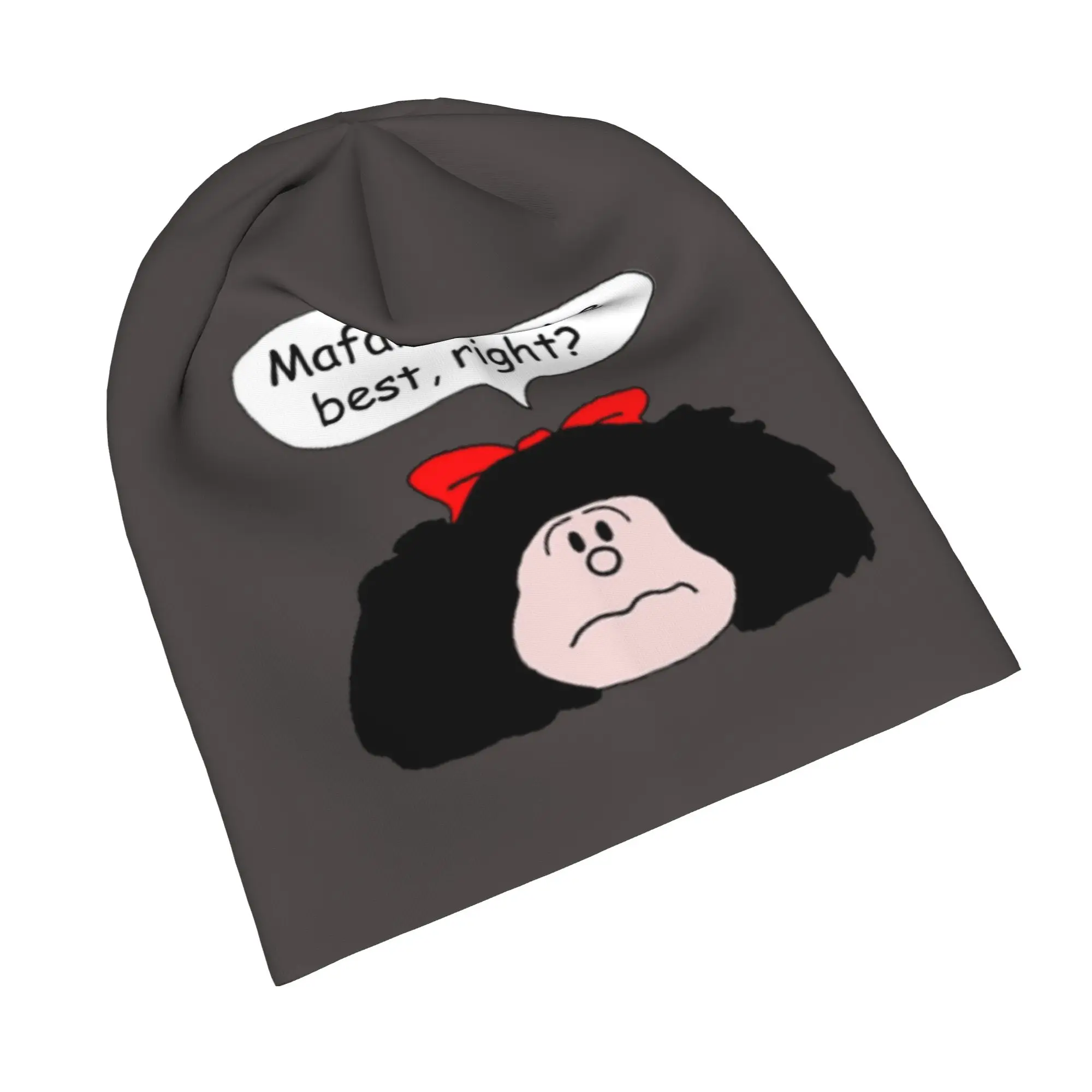 Mafaldas  is the Best Right Bonnet Hats Casual Outdoor  Skullies Beanies Hat Unisex Warm Thermal Elastic Cap