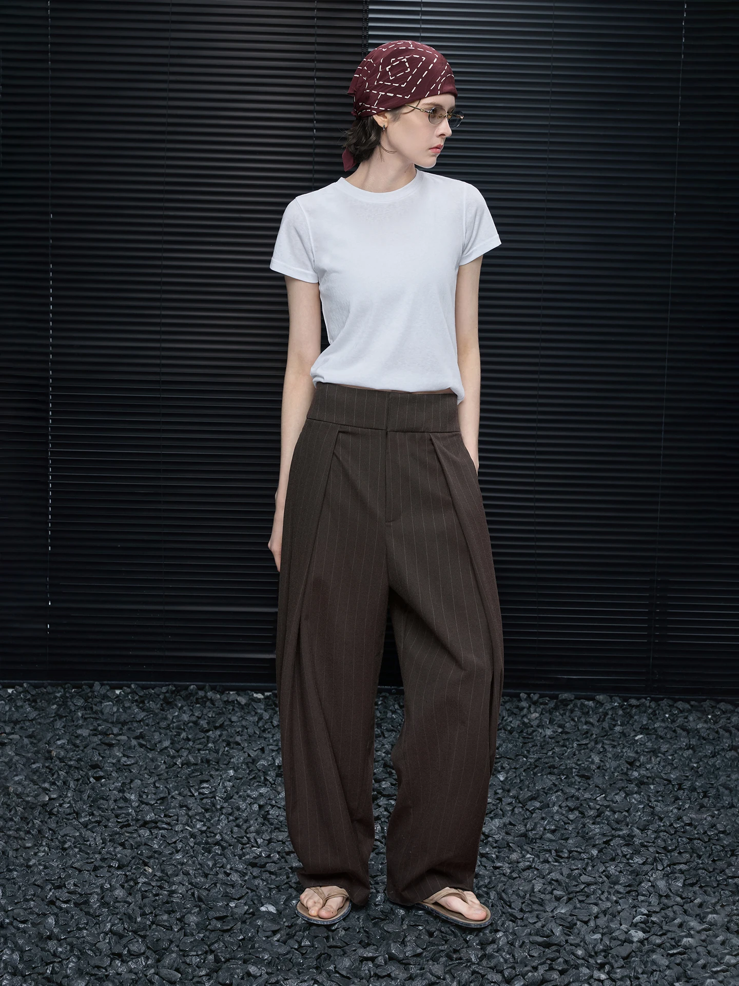 

Женские повседневные брюки-палаццо с широкими штанинами, свободные, удобные, с высокой талией, струящиеся, в стиле кэжуал, весенняя новинка