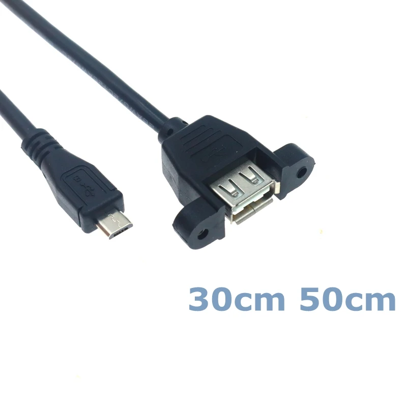 OTG Micro USB Male to USB 0.3.0.5/2.0 m Cable,Host Adapter for Cell Phone and Computer