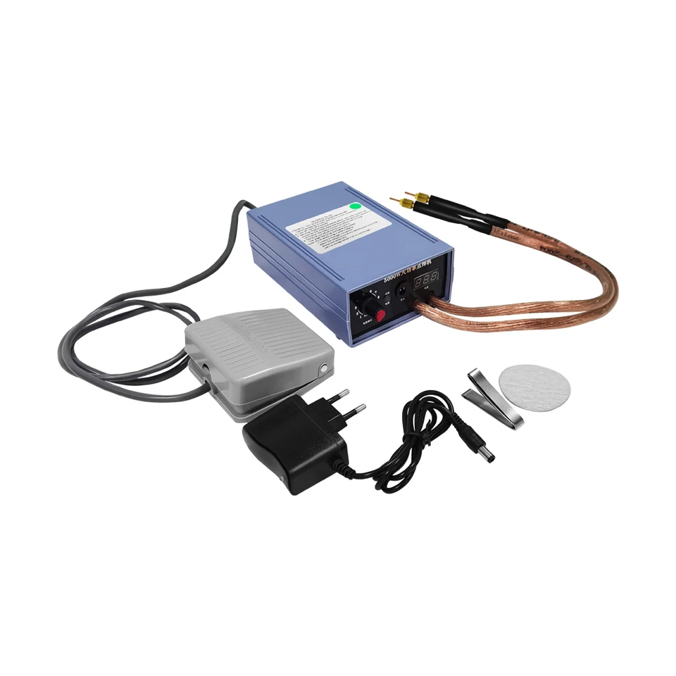 5000W Spot Welder with Foot Pedal, Two Modes, 9 Gears Adjustable for 5000W Spot Welder with Foot Pedal, Two Modes, 9 Gears Adjustable for