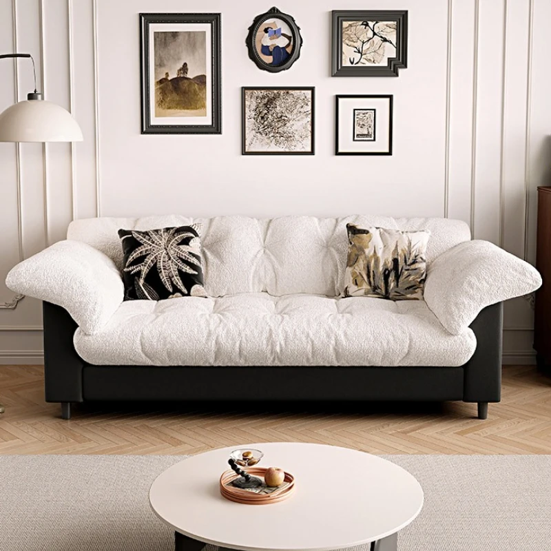 

modern Fabric living room sofas soft comfortable multi-functional couch double dual-purpose sofás para salón home furniture