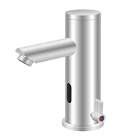 Hot & Cold Sensing Faucet Vanity Sink Faucet Touchless Intelligent Cold & Hot Detection High w/ Temperature Display