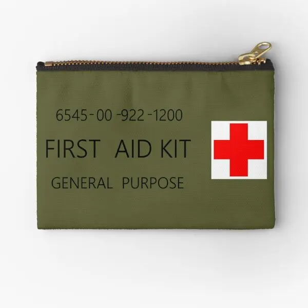 First Aid Kit Decal Us Army Stylings  Zipper Pouches Socks Storage Small Cosmetic Men Bag Pure Pocket Key Panties Wallet