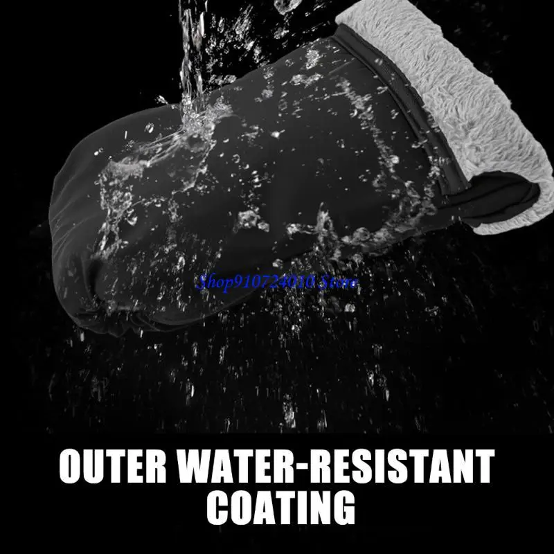 

77HD термоизолированные перчатки для колясок ветрозащитные износостойкие с быстрой застежкой на кнопку