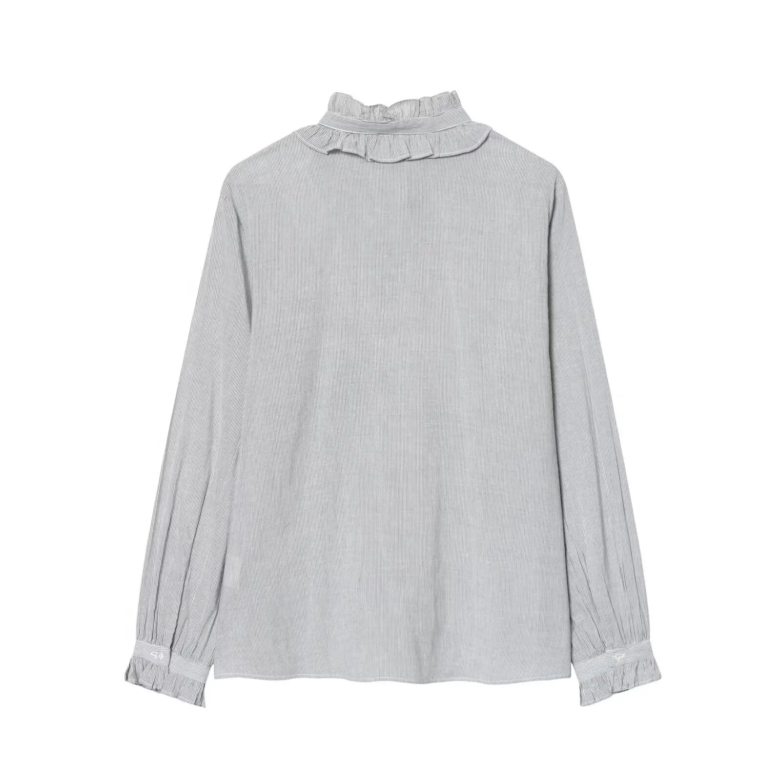 Women's Fashion Casual Ruffled Blouse   PEPL