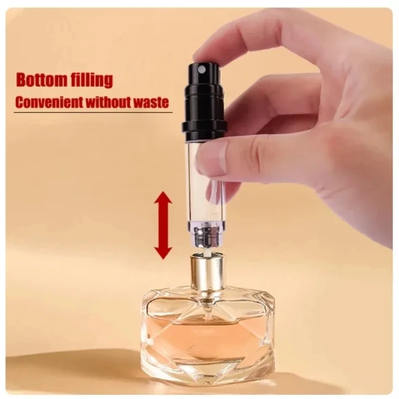 5ml Mini Aluminum Spray Alcochol Empty Refillable Bottle Portable Perfume Atomizer Liquid Container For Cosmetics Traveling