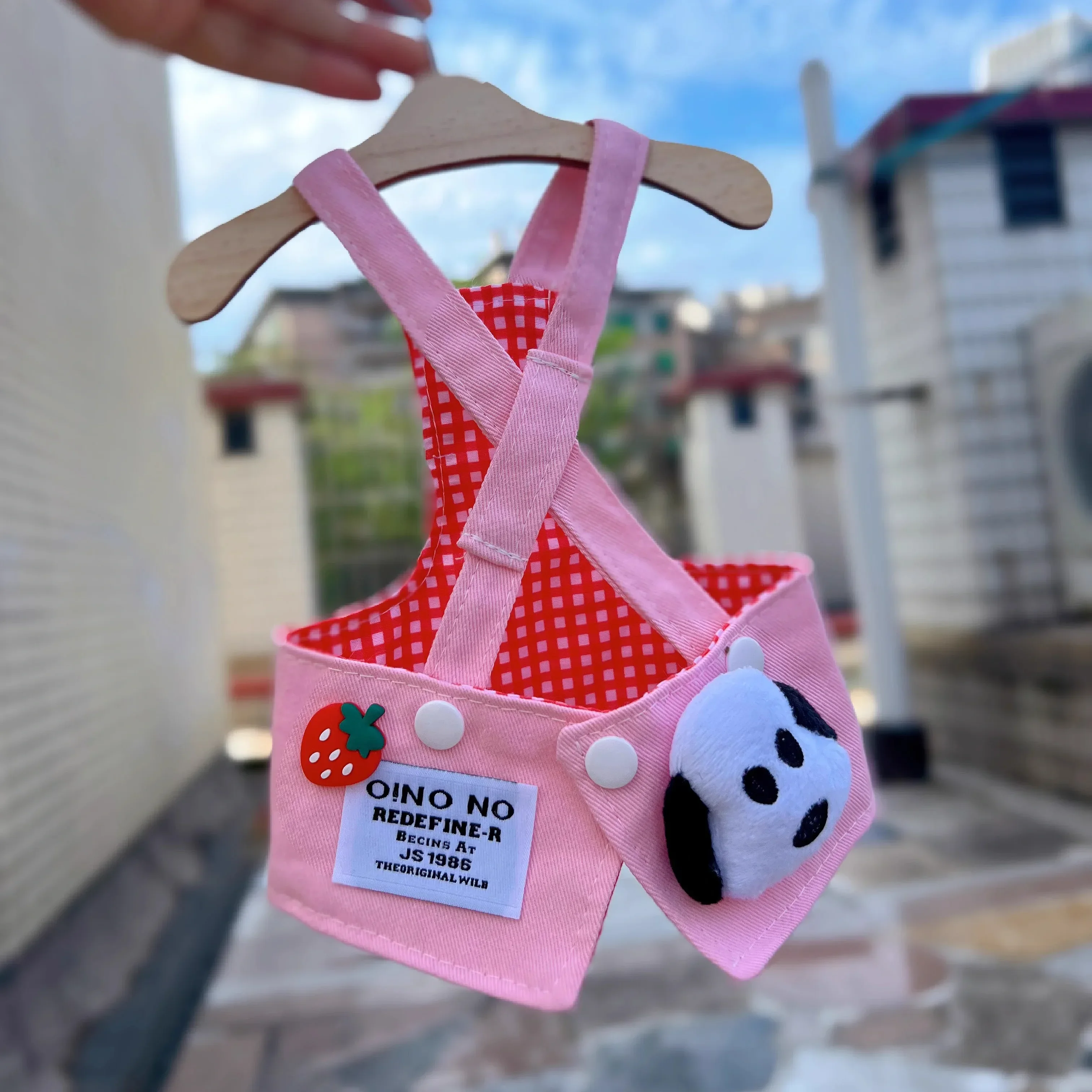 Summer Dog Dress Yorkie Pomeranian Maltese Poodle Bichon Schnauzer Dog Clothes Puppy Small Pet Clothing Denim Suspender Skirt