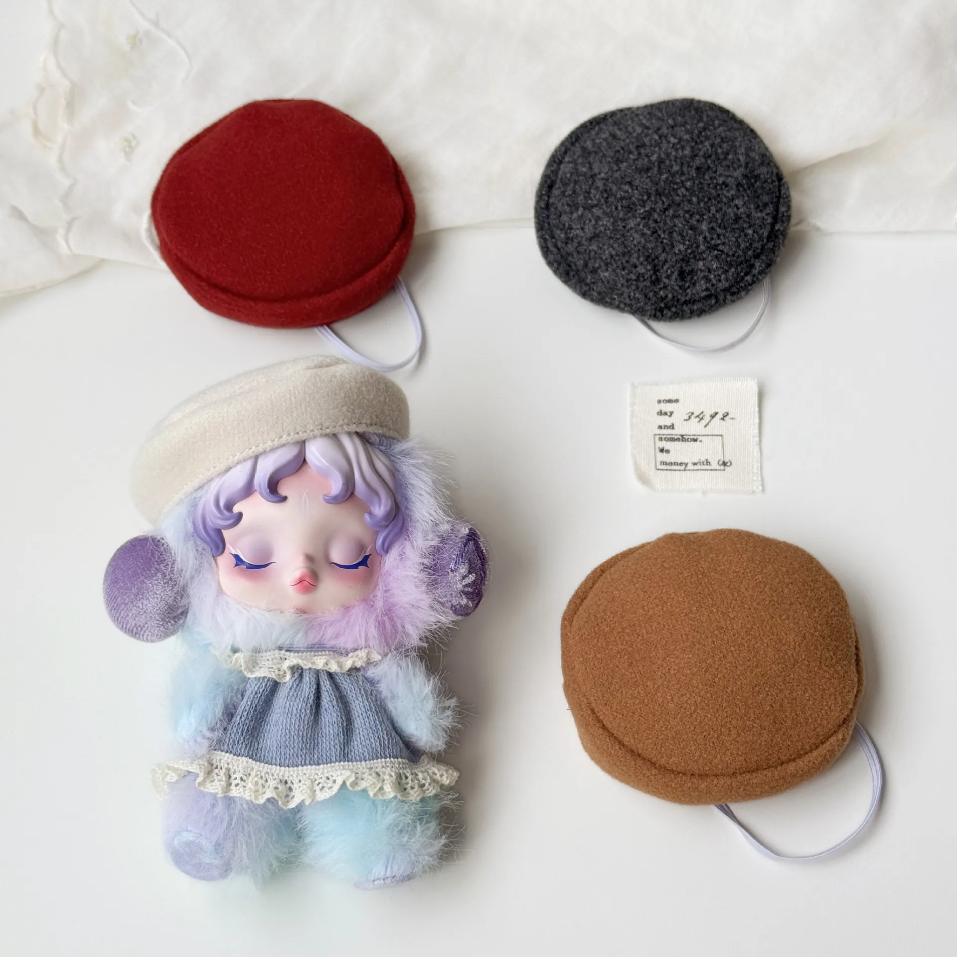 

Театральная серия Skullpanda без рукавов, милый берет, модное платье-бретелька, сменный наряд для куклы