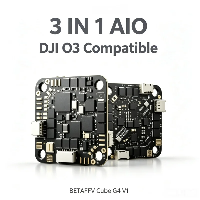 BETAFPV Cube G4 V1 3IN1 AIO Flight Controller Built-in VTX ESC For DJI O3 Neo2 FPV Tinywhoop Drone