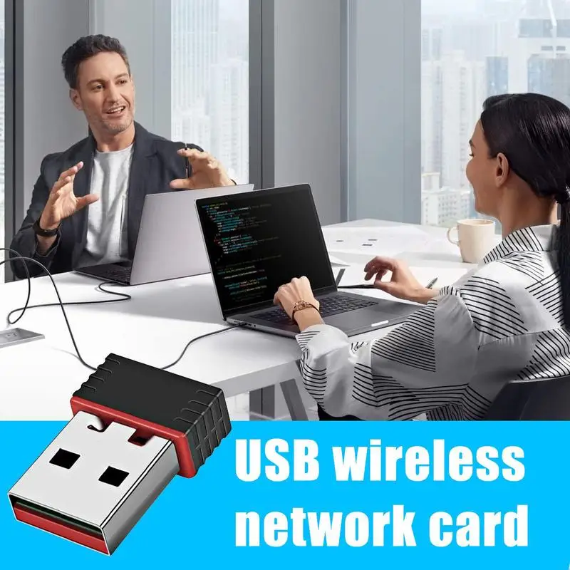 Placa de rede USB sem fio, Dual Band, Receptor para Tablet, PC, Smart TVs, Laptops, Tablets, 2.4G, 150m, 300m, 1200m, 1300m