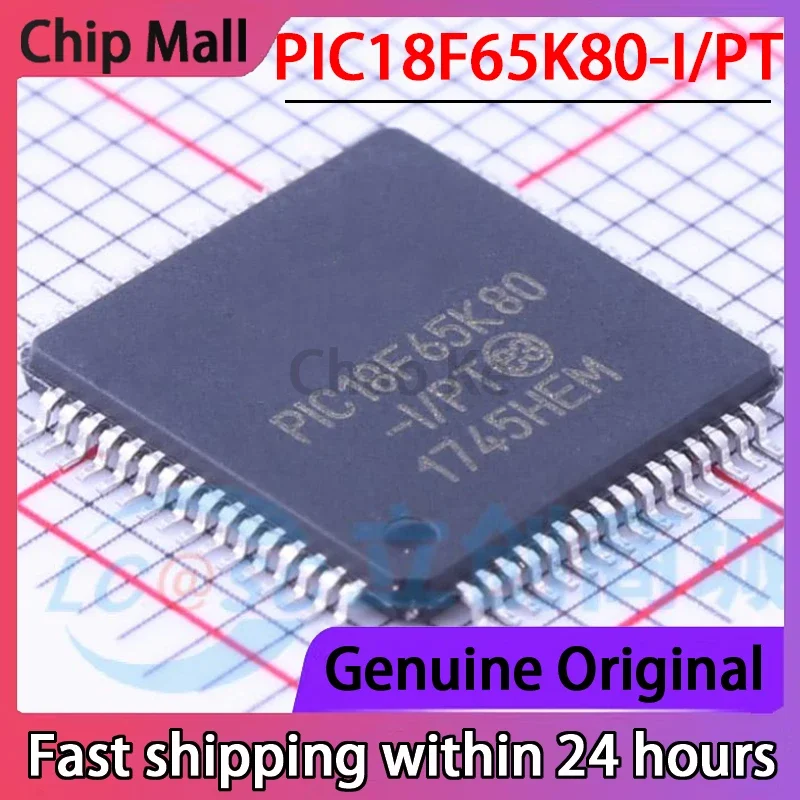 

1 шт. PIC18F65K80-I/PT TQFP64 встроенный микроконтроллер MCU чип на складе