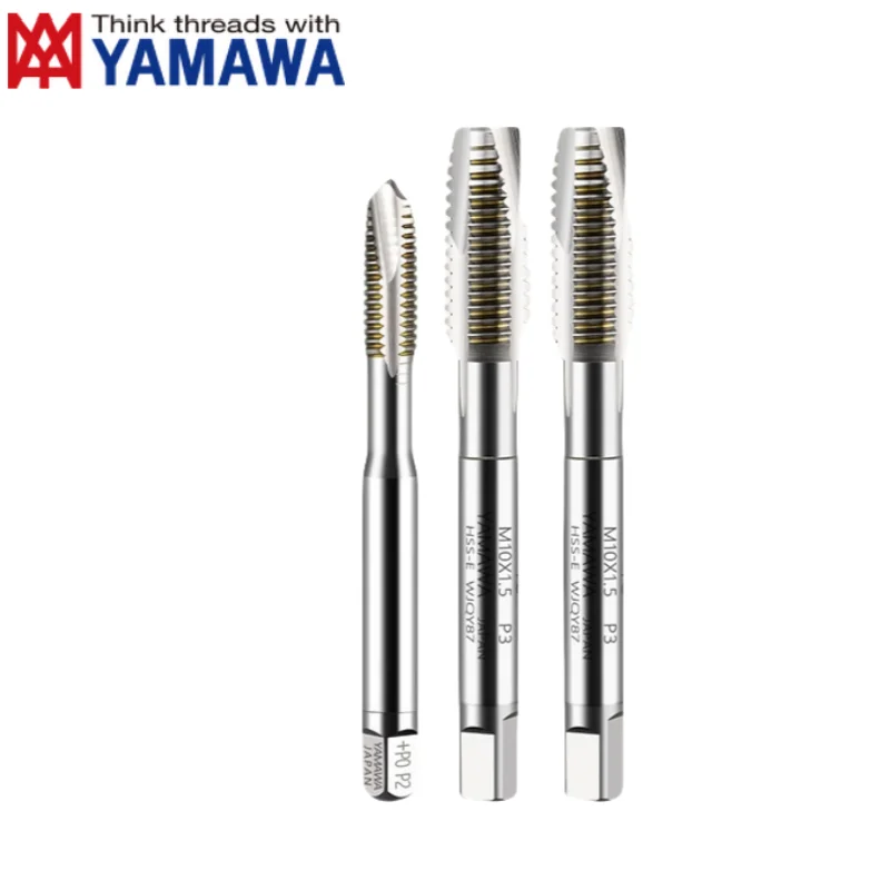 YAMAWA HSSE Keran Runcing Spiral Metrik Universal M7M8M9M10M11M12M13M14M15M16M18M20M22M24 Keran Ulir Sekrup Mesin