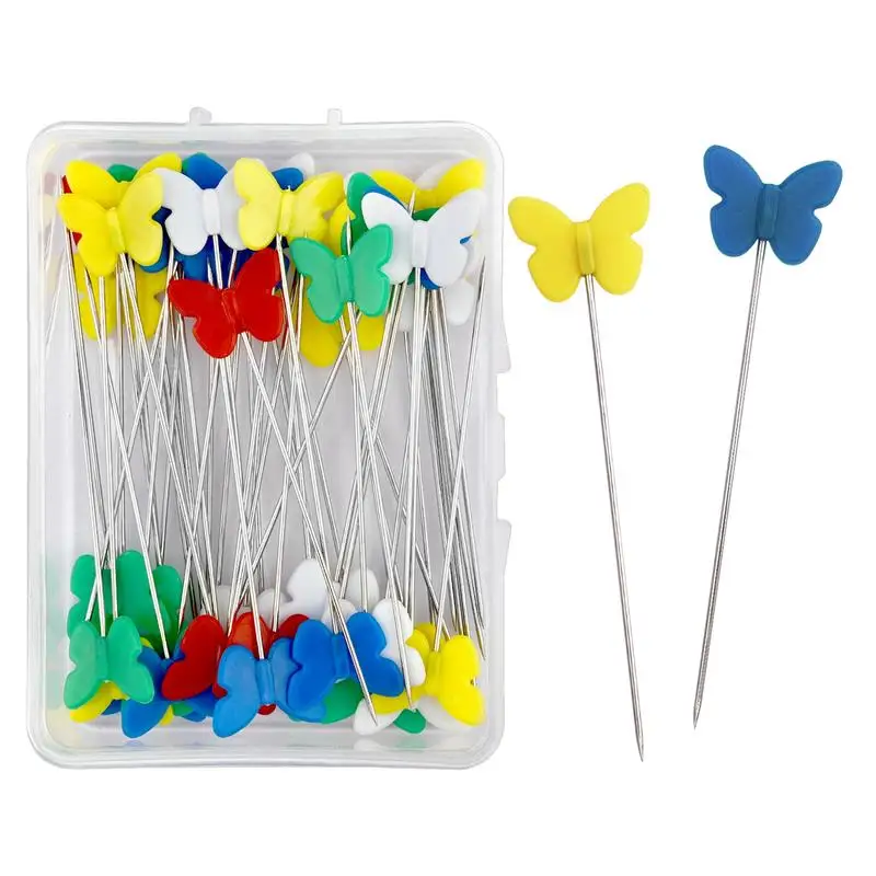 Nieuwe Kleermakerij Pins Borduren Patchwork Gereedschap Vaste Pin Knop Pin Patchwork Pin Voor Naaien Positionering En DIY 50 pcs/100 pcs