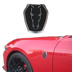 Fender Badge For Ford Mustang Dark Horse S650 2.3T EcoBoost 2015-2024 Tailgate Logo Car Accessories